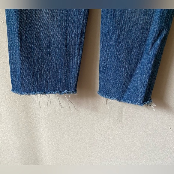 Levi's Wedgie Icon straight cropped jeans size 24 White Oak Cone Denim - Picture 8 of 8